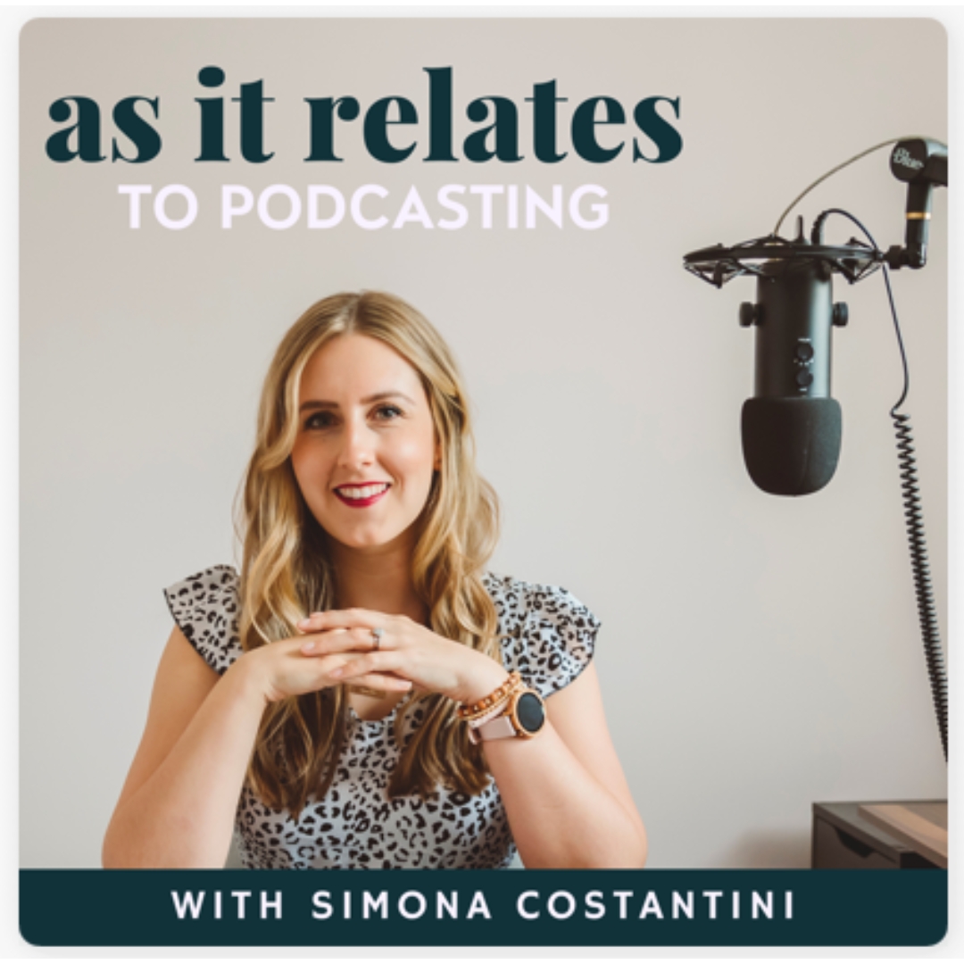 As It Relates to Podcasting is a weekly podcast featuring tips, strategies, and insights on digital marketing, content creation, and podcasting. Hosted by Simona Costantini, the show features a monthly series with one guest sharing their wisdom and knowledge across all four episodes.