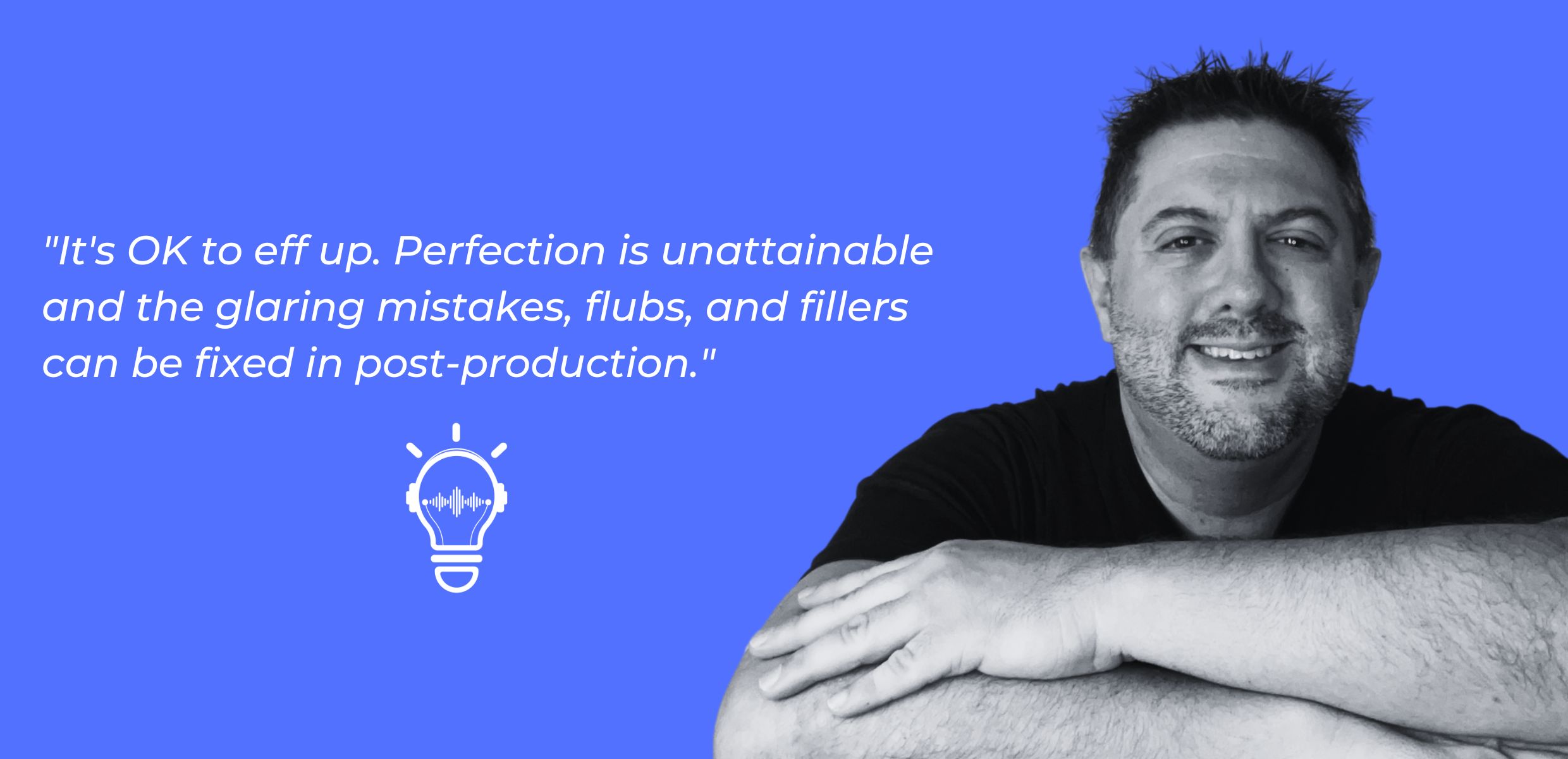 When it comes to creating better solo podcast recordings, making a mistake or two will happen. Don't let it derail your efforts! Take time to collect your thoughts and fix any unwanted mistakes in post-production.