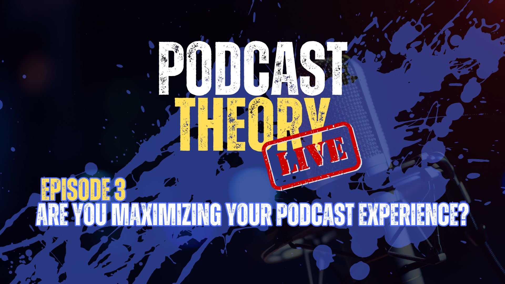 This episode of Podcast Theory Live focuses on how to get the most from podcasting and how hosts and guests can work together to bring value to the audience.